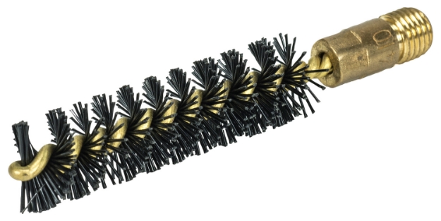 Picture of Breakthrough Clean Nylon Bristle Bore Brush 410 Gauge #8-32 Thread Brass Core Nylon Bristles 