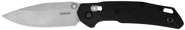 Picture of Kershaw Heist Mid-Size 3.20" Folding Clip Point Plain Stonewashed D2 Steel Blade/Gray Textured Glass-Filled Nylon Handle Includes Pocket Clip 