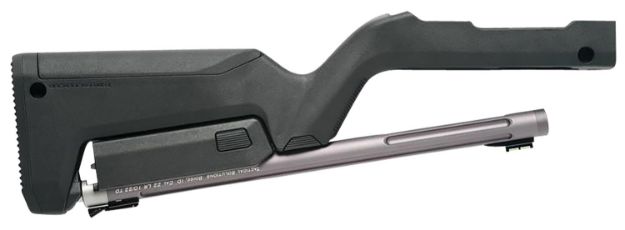 Picture of Tactical Solutions X-Ring Takedown Barrel And Stock Combo 22 Lr 16.50" Gunmetal Gray Fluted & Threaded With Fiber Optic Sight, Black Magpul Backpacker Stock Fits Ruger 10/22 Takedown 