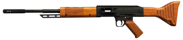 Picture of Global Defense Fg-9 9Mm Luger 17" Barrel, Black Aluminum Receiver, Cherry Wood Stock & Grip Optics Ready 