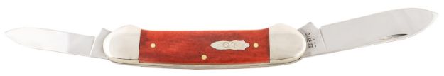 Picture of Case Canoe Folding Spear/Pen Plain Mirror Polished Tru-Sharp Ss Blade/Smooth Red Bone Handle 