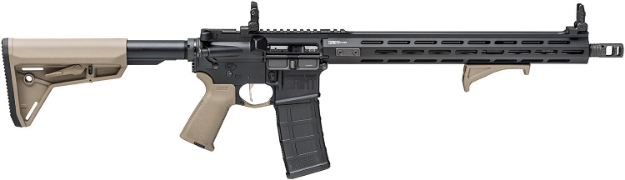 Picture of Springfield Armory Saint Victor 5.56X45mm Nato 30+1 16", Black Rec, Fde Magpul Furniture, Flip-Up Sights, Includes Magpul Angled Grip 