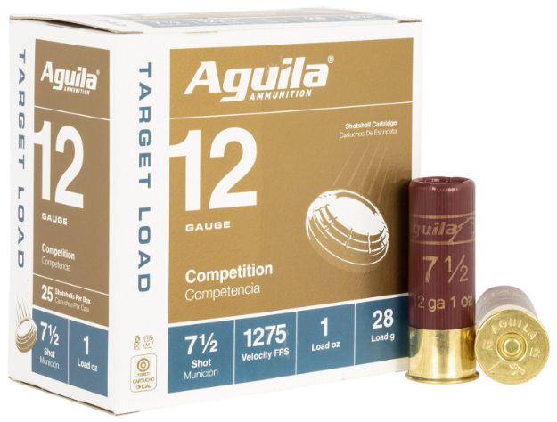 Picture of Aguila Target Load Competition 12 Gauge 2.75" 1 Oz 7.5 Shot 25 Per Box/ 10 Cs 