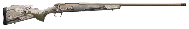 Picture of Browning X-Bolt Speed Long Range 7Mm Prc 3+1 26" Fluted Sporter, Smoked Bronze Barrel/Rec, Ovix Camo Stock With Adjustable Comb, Muzzle Brake, Extended Bolt Handle 