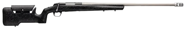 Picture of Browning X-Bolt Max Long Range 7Mm Prc 3+1 26" Stainless Fluted Heavy Barrel, Black Rec, Black/Gray Speckled Adjustable Comb Max Stock, Recoil Hawg Muzzle Brake, 