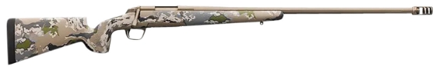 Picture of Browning X-Bolt Hells Canyon Mcmillan Lr Full Size 7Mm Prc 4+1 26" Burnt Bronze Cerakote Fluted/Suppressor Ready Barrel, Ovix Camo Fixed Mcmillan Game Scout Stock, Right Hand 