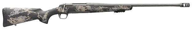 Picture of Browning X-Bolt Mountain Pro Tungsten Spr 6.5 Prc 3+1 20" Fluted, Tungsten Cerakote Barrel/Rec, Carbon Fiber Stock With Accent Graphics, Recoil Hawg Muzzle Brake 