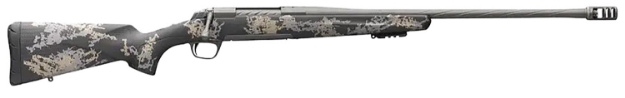 Picture of Browning X-Bolt Mountain Pro Tungsten Spr 7Mm Prc 3+1 20" Fluted, Tungsten Cerakote Barrel/Rec, Carbon Fiber Stock With Accent Graphics, Recoil Hawg Muzzle Brake 