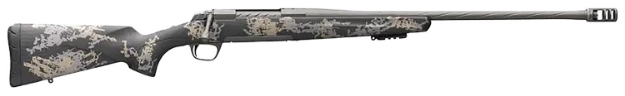 Picture of Browning X-Bolt Mountain Pro Tungsten Spr 7Mm Rem Mag 3+1 22" Fluted, Tungsten Cerakote Barrel/Rec, Carbon Fiber Stock With Accent Graphics, Recoil Hawg Muzzle Brake 