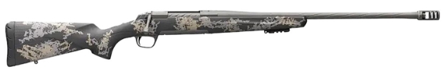 Picture of Browning X-Bolt Mountain Pro Tungsten Spr 300 Win Mag 3+1 22" Fluted, Tungsten Cerakote Barrel/Rec, Carbon Fiber Stock With Accent Graphics, Recoil Hawg Muzzle Brake 