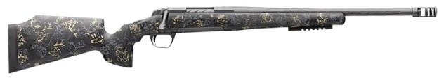 Picture of Browning X-Bolt Pro Mcmillan Lr Spr 6.5 Creedmoor 4+1 18" Fluted, Carbon Gray Barrel/Rec, Sonora Carbon Ambush Camo Fixed Mcmillan Game Warden 2.0 Stock, Recoil Hawg Muzzle Brake 