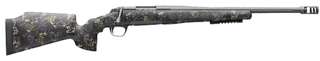 Picture of Browning X-Bolt Pro Mcmillan Lr Spr 308 Win 4+1 18" Fluted, Carbon Gray Barrel/Rec, Sonora Carbon Ambush Camo Fixed Mcmillan Game Warden 2.0 Stock, Recoil Hawg Muzzle Brake 