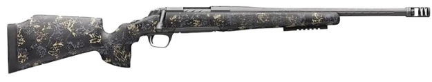 Picture of Browning X-Bolt Pro Mcmillan Lr Spr 28 Nosler 3+1 22" Fluted, Carbon Gray Barrel/Rec, Sonora Carbon Ambush Camo Fixed Mcmillan Game Warden 2.0 Stock, Recoil Hawg Muzzle Brake 