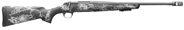 Picture of Browning X-Bolt Pro Spr 308 Win 4+1 18" Fluted, Carbon Gray Barrel/Rec, Carbon Fiber With Black & Gray Splatter Stock, Recoil Hawg Muzzle Brake 