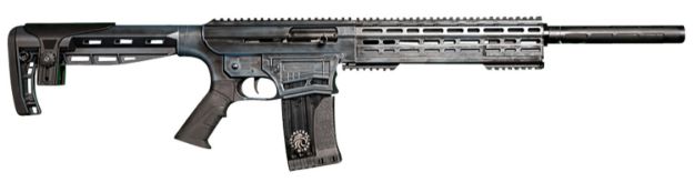 Picture of Hyperion Munitions Fear-116 12 Gauge 5+1 (2) 20", Blue Polymer Rec & M-Lok Handguard, Synthetic Stock/Grips, Flip-Up Iron Sights 