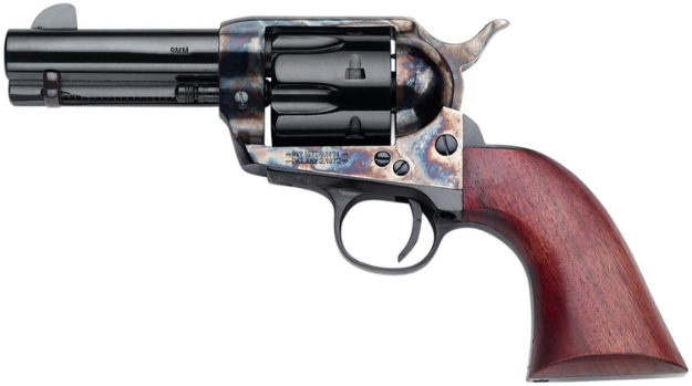 Picture of Pietta Great Western Ii 9Mm Luger 6 Shot 3.50" Blued Octagon Barrel & Cylinder, Color Case Hardened Frame, Walnut Grip 