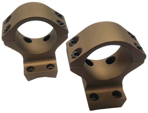 Picture of Talley Ring/Base Combo Smoked Bronze Cerakote Aluminum 1" Tube Compatible W/Browning X-Bolt Low Rings 1 Pair 