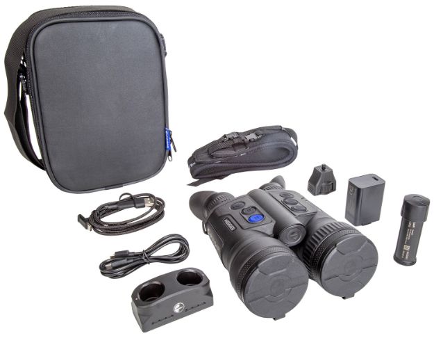 Picture of Pulsar Merger Lrf Xl50 Thermal Binocular Black 2.5-20X50mm Features Laser Rangefinder 