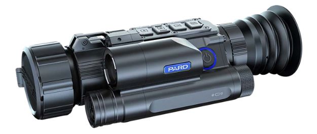 Picture of Pard Sa32 Thermal Rifle Scope Black 4.7X 45Mm Multi Reticle 384X288, 50Hz Resolution Zoom 2X-8X Features Laser Rangefinder 