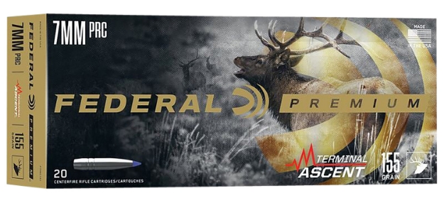 Picture of Federal Premium Terminal Ascent 7Mm Prc 155 Gr Terminal Ascent 20 Per Box/ 10 Cs 