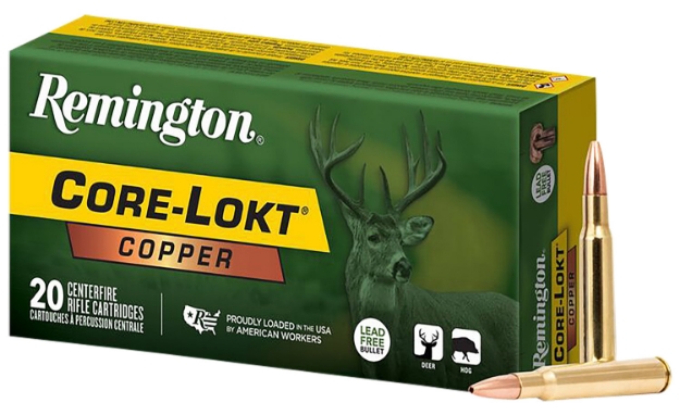 Picture of Remington Ammunition Core-Lokt Copper 30-06 Springfield 150 Gr Copper (Hp) 20 Per Box/ 10 Cs 