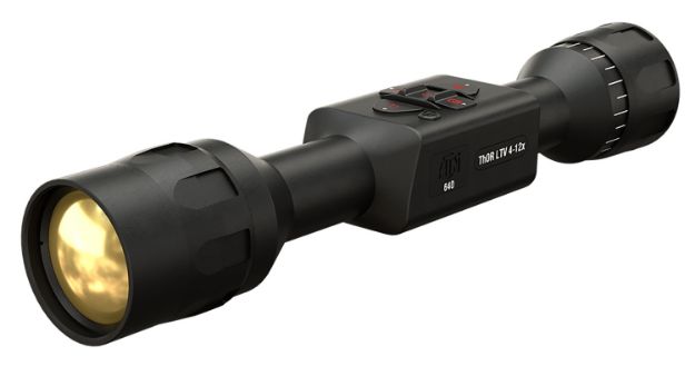 Picture of Atn Thor Ltv Thermal Rifle Scope Black 4-12X 50Mm Illuminated Multi Reticle 640X480 Resolution 