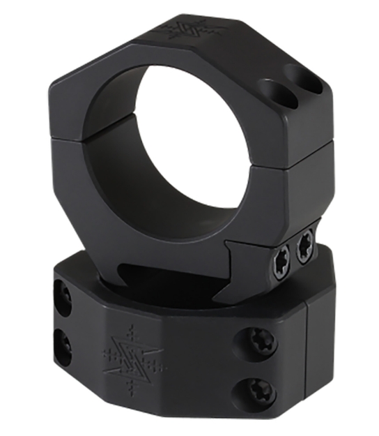 Picture of Seekins Precision Scope Ring Set Matte Black Anodized Aluminum 34Mm Tube Extra High Picatinny Rail Mount 