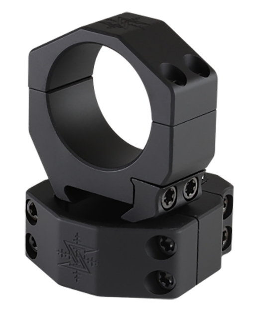 Picture of Seekins Precision Scope Ring Set Matte Black Anodized Aluminum 35Mm Tube Low Picatinny Rail Mount 