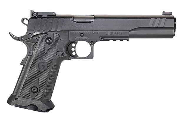 Picture of Eaa Witness2311 10Mm Auto 15+1 6" Black Barrel, Black Serrated Slide & Polymer Frame W/Picatinny Rail & Beavertail Black Checkered Polymer Grips 