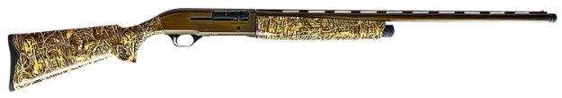 Picture of Mccoy 1727 Field 12 Gauge Semi-Auto 2.75" 4+1/3.5" 3+1 28" Bronze Distressed Chrome Lined Vent Rib Barrel, Bronze Cerakote Aluminum Receiver, Grass Camo Synthetic Fixed Stock, Right Hand 