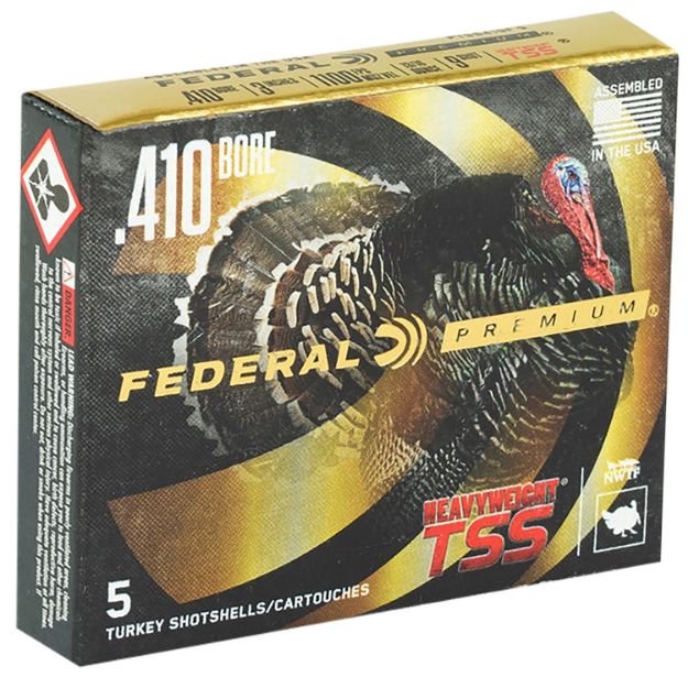 Picture of Federal Premium Turkey Heavyweight Tss 410 Gauge 3" 13/16 Oz Tungsten 7 Shot 5 Per Box/10 Cs 