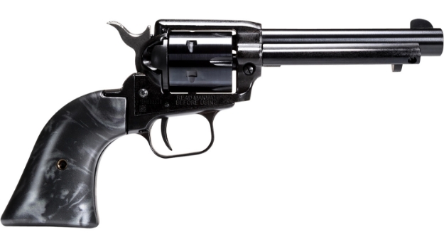 Picture of Heritage Mfg Rough Rider 22 Lr 6 Shot 4.75" Black Oxide Barrel, Frame & Cylinder W/Black Pearl Grips 