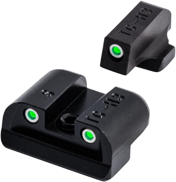 Picture of Truglo Tritium Black | Green Tritium Front Sight Green Tritium Rear Sight 