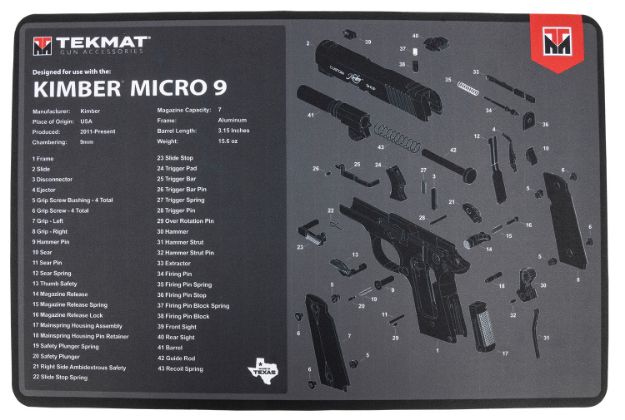 Picture of Tekmat Kimber Micro 9 Cleaning Mat 