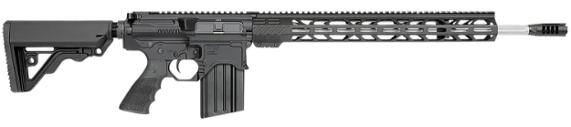 Picture of Rock River Arms Lar-Bt3 Predator Hp 243 Win 20+1 20" Stainless Fluted Barrel, Black Billet Rec, Oem Operator Car Stock & Operator Brake, 17" M-Lok Handgaurd, Hogue Rubber Grip 