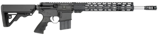 Picture of Rock River Arms Lar-15M All Terrain Hunter 450 Bushmaster 5+1 16" Stainless Barrel, Black Rec, 13" M-Lok Handgaurd, Oem Operator Car Stock & Muzzle Brake, Hogue Rubber Grip 