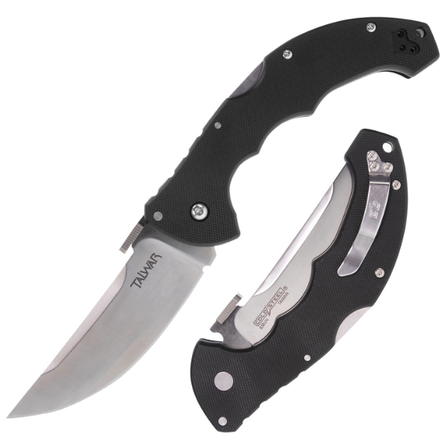 Picture of Cold Steel 4" Folding Straight Back Plain S35vn Blade 5.25" G10 Handle Includes Belt Clip 