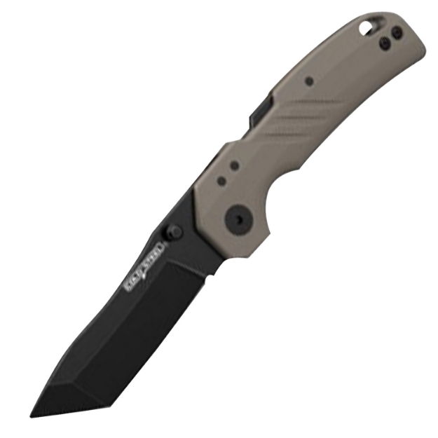 Picture of Cold Steel Engage 3" Folding Tanto Plain Black Pvd Stonewashed 4116 Ss Blade/4.11" Flat Dark Earth Gfn Handle Includes Belt Clip 