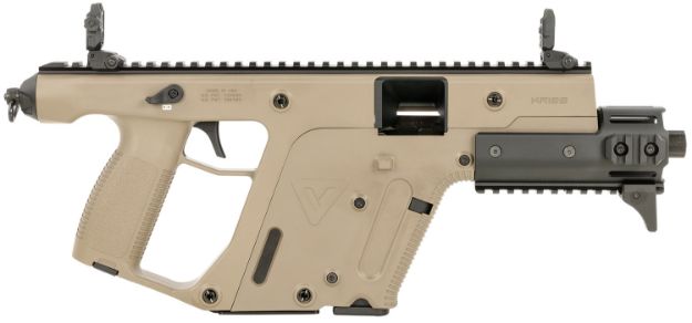 Picture of Kriss Usa Vector Gen Ii Sdp-Enhanced 9Mm Luger 17+1 6.50" Threaded, Black, Polymer Frame/Grip, Flip-Up Sights, Ext. Picatinny Rail, Hand Stop, Sling Swivel 