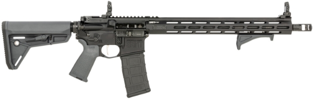 Picture of Springfield Armory Saint Victor 5.56X45mm Nato 30+1 16", Black Rec, Gray Magpul Sl Stock & Grip, Flip-Up Sights, Includes Magpul Angled Grip 