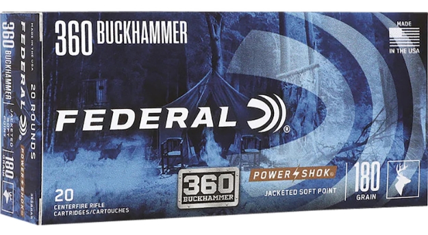 Picture of Federal Federal Premium Buckhammer 360 Buckhammer 180 Gr 20 Per Box/ 10 Cs 