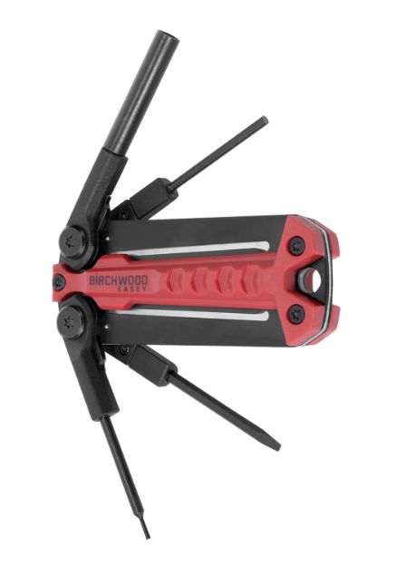 Picture of Birchwood Casey Glock Multi-Tool Black/Red Handgun Compatible W/Glock 