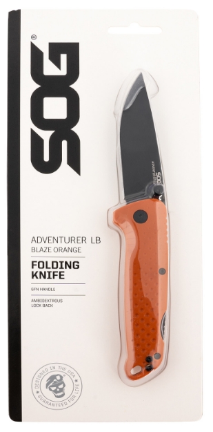 Picture of S.O.G Sog13110257 Adventurer Lb 3.50" Plain 5Cr15mov Blade Gfn Handle 