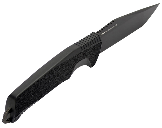 Picture of S.O.G Trident Fx 4.20" Fixed Tanto Plain Tini 4116 Ss Blade/Black Textured Grn Handle 