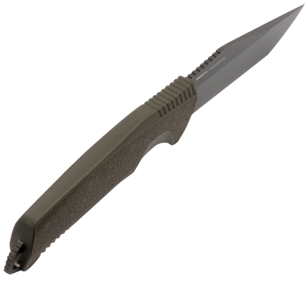 Picture of S.O.G Trident Fx 4.20" Fixed Tanto Plain Tini 4116 Ss Blade/Od Green Textured Grn Handle 