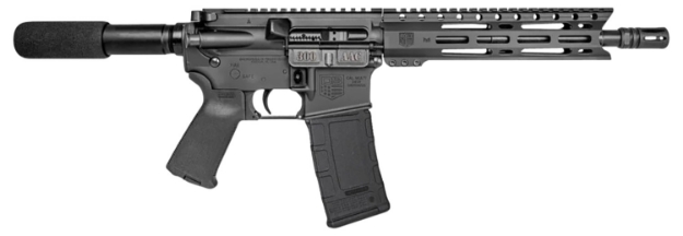 Picture of Diamondback Db15 300 Blackout 28+1 10", Black, Carbon Lower, 9" M-Lok Handguard, Padded Buffer Tube, Magpul Grip 