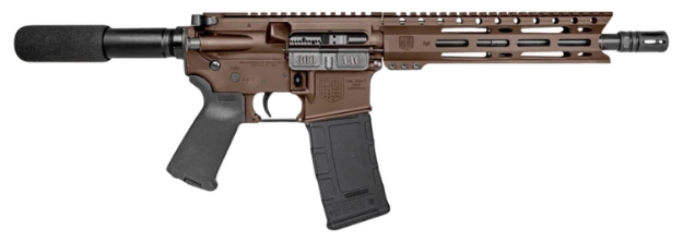 Picture of Diamondback Db15 300 Blackout 28+1 10", Midnight Bronze, Carbon Lower, 9" M-Lok Handguard, Black Padded Buffer Tube/Magpul Grip 