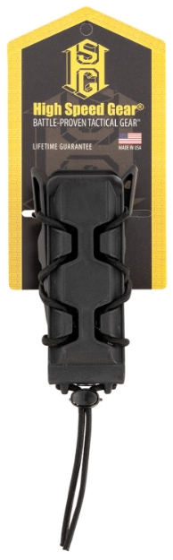 Picture of High Speed Gear Taco V2 Mag Pouch Single, Black Polymer, Belt Clip/Molle U-Mount, Compatible W/ Pistol Mags 