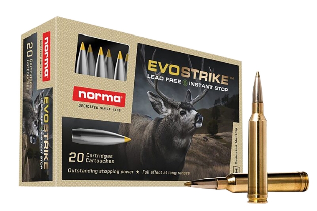 Picture of Norma Ammunition Dedicated Hunting Evostrike 7Mm Rem Mag 127 Gr/Polymer Tip Boat Tail, Lead Free 20 Per Box/ 10 Cs 