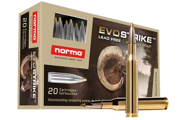 Picture of Norma Ammunition Dedicated Hunting Evostrike 270 Win 96 Gr Polymer Tip Boat Tail, Lead Free 20 Per Box/ 10 Cs 